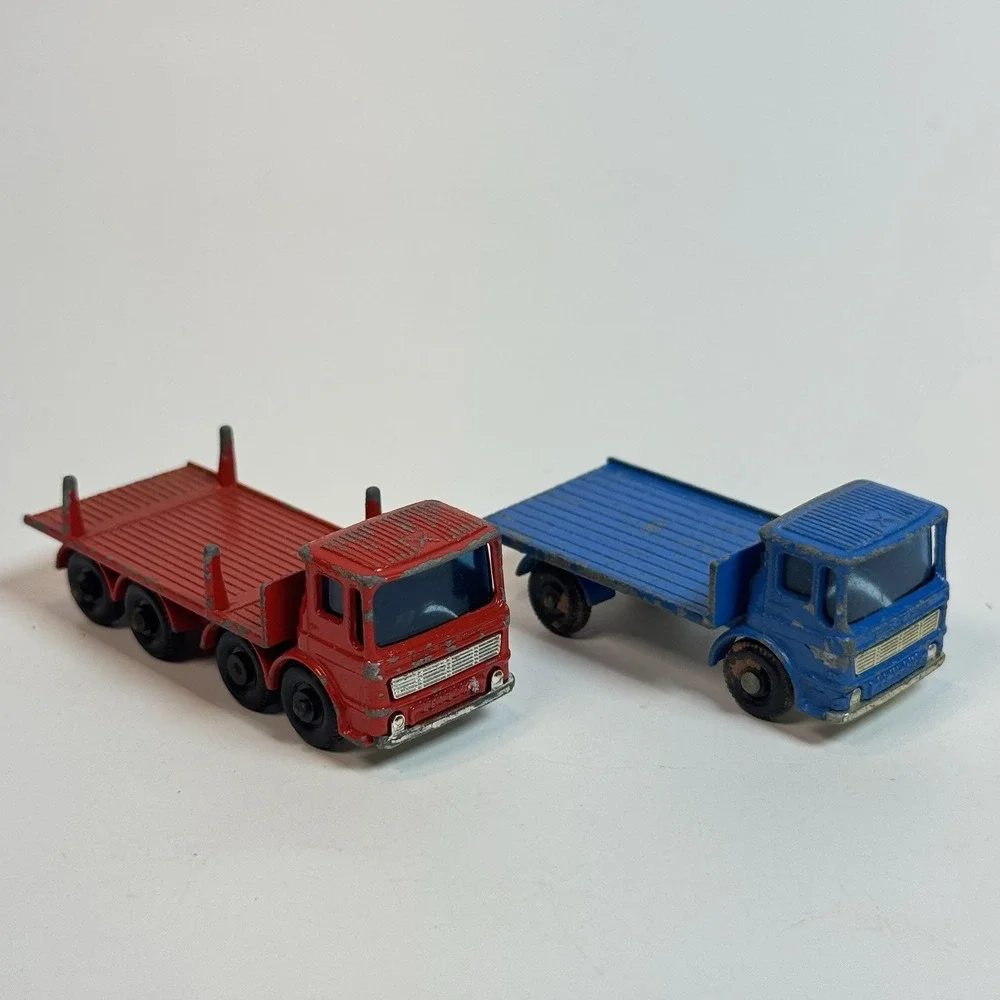 Vintage Matchbox Lesney 60's Utility Vehicles Lot of 8 Made In England - As Is
